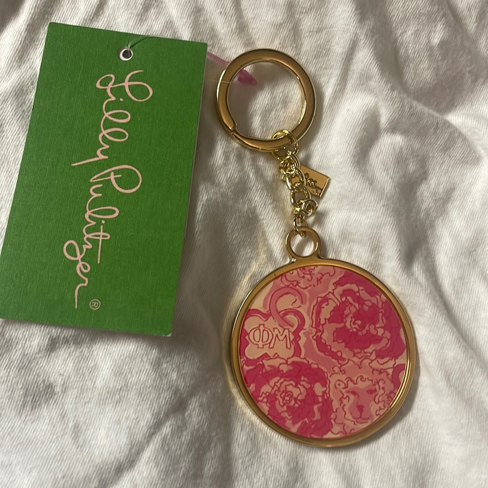 - Lilly Pulitzer PHI MU Key Chain